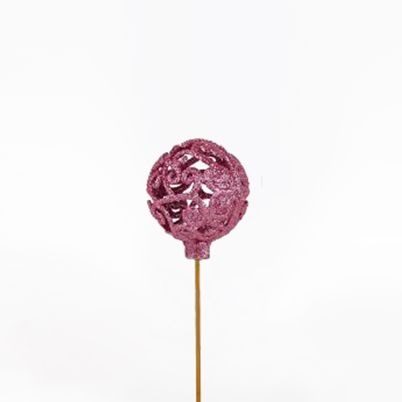 Pick em forma de bola - Rosa